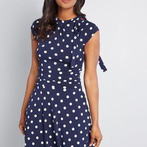 Modcloth retro dress sz L